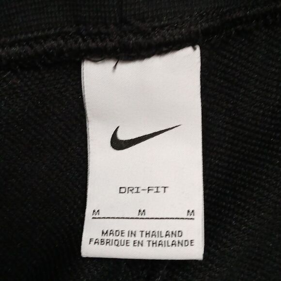 Nike  DRI FIT black sweatpants joggers drawstrings Sz M NWOT - Picture 7 of 7